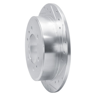 R1 Concepts® - eLINE™ Drilled and Slotted 1-Piece Rear Passenger Side Brake Rotor