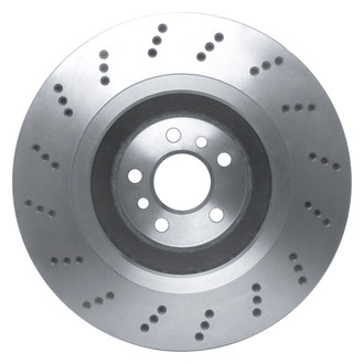 R1 Concepts® - Drilled 1-Piece Rear Passenger Side Brake Rotor