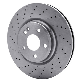 R1 Concepts® - Drilled 1-Piece Front Brake Rotor