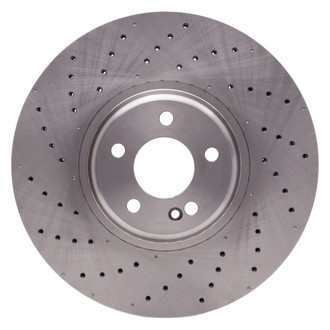R1 Concepts® - Drilled 1-Piece Front Brake Rotor