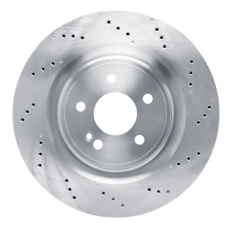 R1 Concepts® - Drilled 1-Piece Rear Brake Rotor