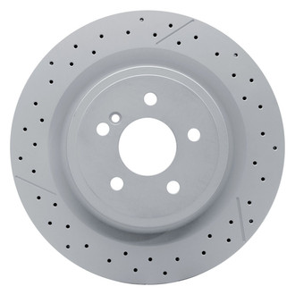 R1 Concepts® - Carbon GEOMET™ Drilled and Slotted 1-Piece Brake Rotor