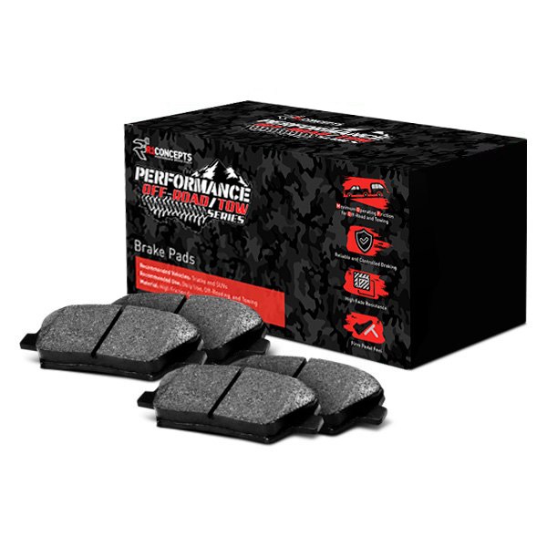  R1 Concepts® - Performance Off-Road/Tow High Friction Formulation Rear Brake Pads