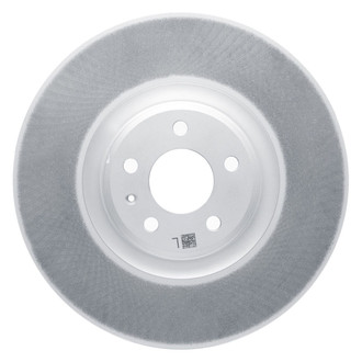 R1 Concepts® - Carbon GEOMET™ Slotted 1-Piece Front Driver Side Brake Rotor