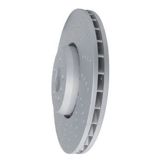 R1 Concepts® - GEO-Carbon™ Drilled 1-Piece Front Driver Side Brake Rotor