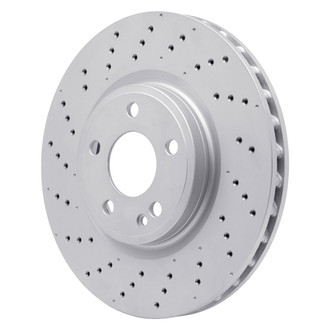 R1 Concepts® - Carbon GEOMET™ Drilled 1-Piece Front Brake Rotor