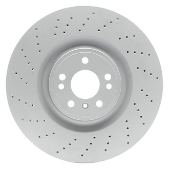R1 Concepts® - Carbon GEOMET™ Drilled 1-Piece Front Brake Rotor