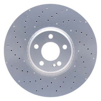 R1 Concepts® - Carbon GEOMET™ Drilled 1-Piece Front Brake Rotor