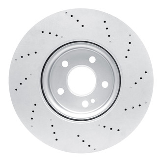 R1 Concepts® - Carbon GEOMET™ Drilled 1-Piece Front Brake Rotor