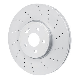 R1 Concepts® - Carbon GEOMET™ Drilled 1-Piece Front Brake Rotor