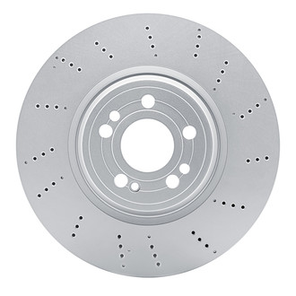 R1 Concepts® - Carbon GEOMET™ Drilled 1-Piece Front Brake Rotor