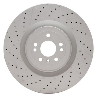 R1 Concepts® - GeoSpec™ Drilled and Slotted 1-Piece Front Brake Rotor