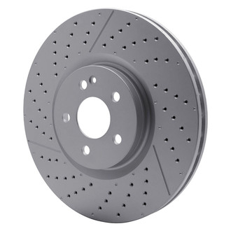 R1 Concepts® - GeoSpec™ Drilled and Slotted 1-Piece Front Brake Rotor