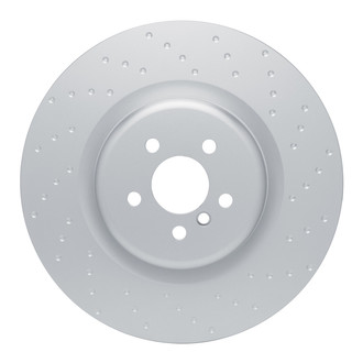 R1 Concepts® - GeoSpec™ Dimpled 1-Piece Rear Passenger Side Brake Rotor