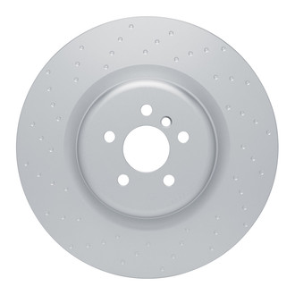 R1 Concepts® - GeoSpec™ Dimpled 1-Piece Rear Driver Side Brake Rotor