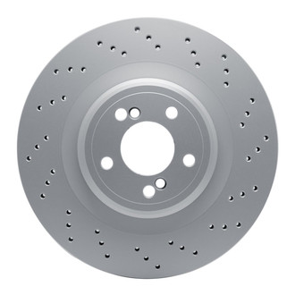 R1 Concepts® - GeoSpec™ Drilled 1-Piece Rear Passenger Side Brake Rotor