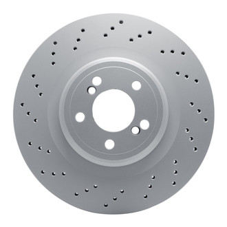 R1 Concepts® - GeoSpec™ Drilled 1-Piece Rear Driver Side Brake Rotor