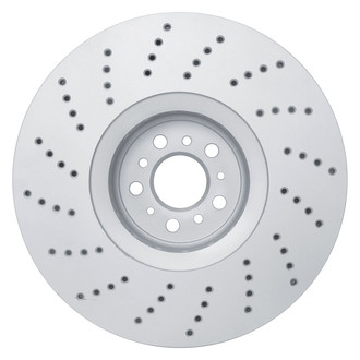 R1 Concepts® - GeoSpec™ Drilled 1-Piece Front Passenger Side Brake Rotor