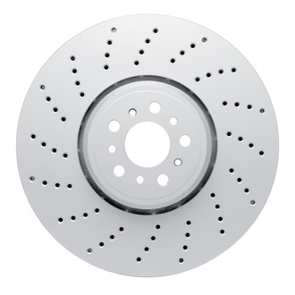 R1 Concepts® - GeoSpec™ Drilled 1-Piece Front Driver Side Brake Rotor
