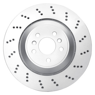 R1 Concepts® - GeoSpec™ Drilled 1-Piece Rear Passenger Side Brake Rotor