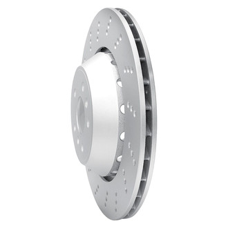 R1 Concepts® - GeoSpec™ Drilled 1-Piece Rear Driver Side Brake Rotor