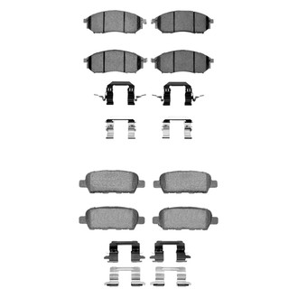 R1 Concepts® - Performance Sport Low Metallic Front and Rear Brake Pad Set