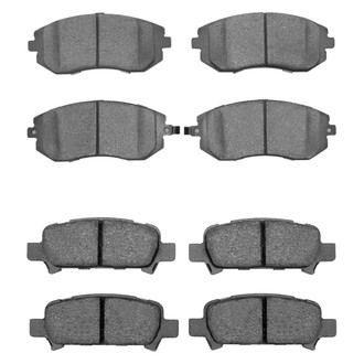 R1 Concepts® - Performance Sport Low Metallic Front and Rear Brake Pad Set