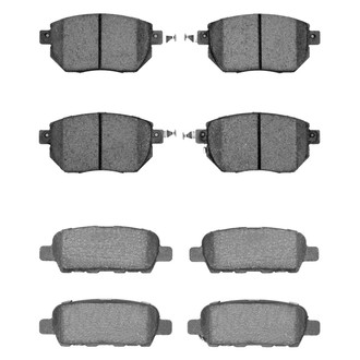 R1 Concepts® - Performance Sport Low Metallic Front and Rear Brake Pad Set