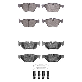 R1 Concepts® - Performance Sport Low Metallic Front and Rear Brake Pad Set