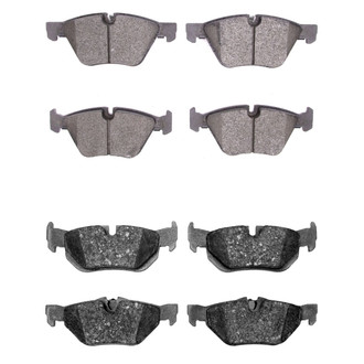 R1 Concepts® - Performance Sport Low Metallic Front and Rear Brake Pad Set
