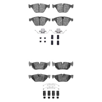 R1 Concepts® - Performance Sport Low Metallic Front and Rear Brake Pad Set