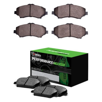 R1 Concepts® - Performance Sport Low Metallic Front and Rear Brake Pad Set