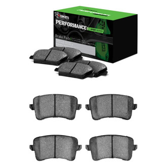 R1 Concepts® - Performance Sport Low Metallic Front and Rear Brake Pad Set