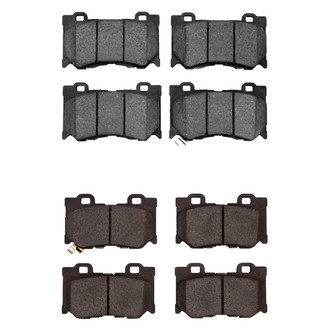 R1 Concepts® - Performance Sport Low Metallic Front and Rear Brake Pad Set