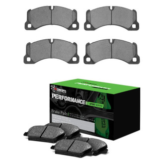 R1 Concepts® - Performance Sport Low Metallic Front and Rear Brake Pad Set
