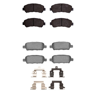 R1 Concepts® - Performance Sport Low Metallic Front and Rear Brake Pad Set