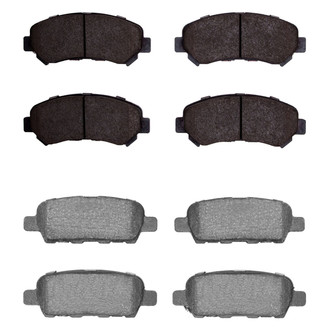 R1 Concepts® - Performance Sport Low Metallic Front and Rear Brake Pad Set
