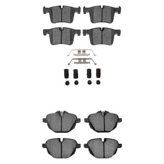 R1 Concepts® - Performance Sport Low Metallic Front and Rear Brake Pad Set