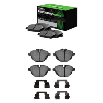 R1 Concepts® - Performance Sport Low Metallic Front and Rear Brake Pad Set