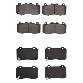 R1 Concepts® - Performance Sport Low Metallic Front and Rear Brake Pad Set
