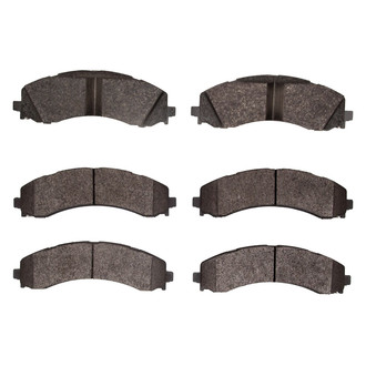 R1 Concepts® - Super Heavy Duty Semi-Metallic Front and Rear Brake Pad Set