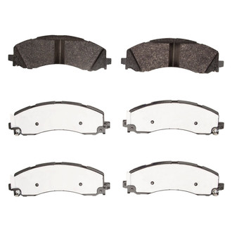 R1 Concepts® - Super Heavy Duty Semi-Metallic Front and Rear Brake Pad Set