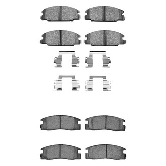 R1 Concepts® - Ceramic Front and Rear Brake Pad Set