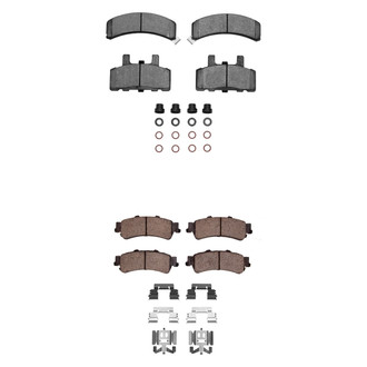 R1 Concepts® - Ceramic Front and Rear Brake Pad Set