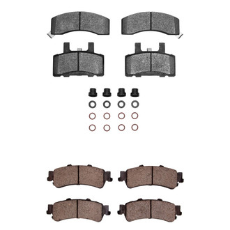 R1 Concepts® - Ceramic Front and Rear Brake Pad Set
