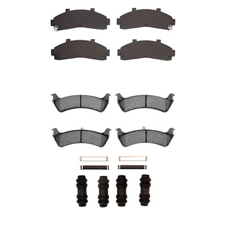 R1 Concepts® - Ceramic Front and Rear Brake Pad Set