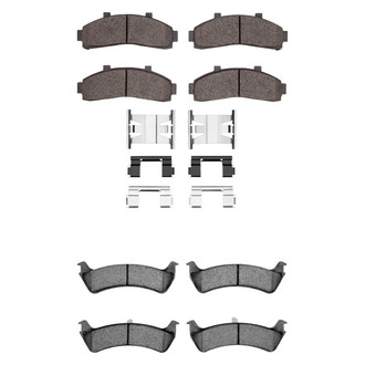 R1 Concepts® - Ceramic Front and Rear Brake Pad Set