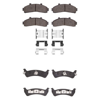 R1 Concepts® - Ceramic Front and Rear Brake Pad Set