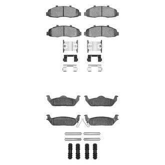 R1 Concepts® - Ceramic Front and Rear Brake Pad Set