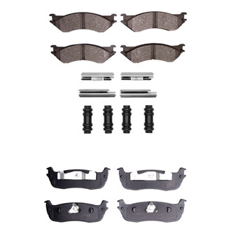 R1 Concepts® - Ceramic Front and Rear Brake Pad Set